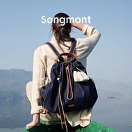 Songmont Backpack Girls Large Capacity Practical Computer Bag Canvas Handbag
