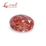 IGI Certified CVD Lab Grown Diamond 1.01ct Fancy Vivid Pink Color VVS2 Clarity Oval Cut Loose Lab Grown Certified Diamond Gemstones for Making Jewelry