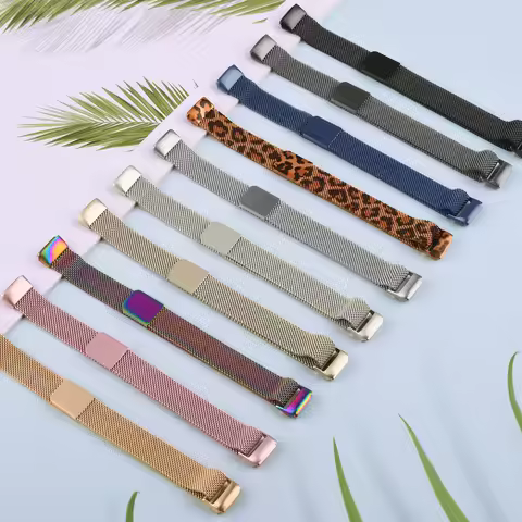 Metal Strap For Fitbit Luxe Band Sport Magnetic Smart Watchband Accessories Wristband For Fitbit Lux