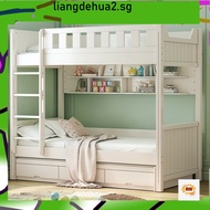 With Bunk Bed Stairs Loft Bed Solid Wood Small House Type Double Bed With Drawer