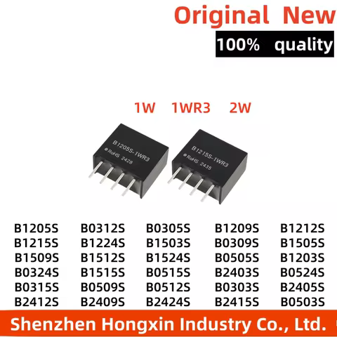 1pcs 1W 2W 1WR3 B0505S B0503S B0509S B0512S B0303S B0305S B1205S B1212S B1503S B1505S B2405S B2412S 