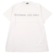 成色極佳 □ BALENCIAGA 24SS 787358 100% 純棉反穿做舊短袖T卹 象牙白 2碼 正品男裝