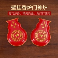 New style Chaoshan household door god incense holder, no-drill wall-mounted incense burner, candle h