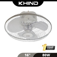 KHIND 18" inch Auto Fan AF1801/ Kipas Ceiling 360 pusing