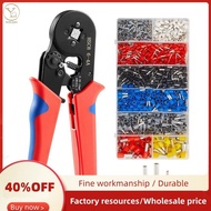 Crimping Tools Wire Pliers - 1250 PCS Wire Ferrules with Crimpers Pliers Kit for Electricians, Adjustable Ratchet Tools