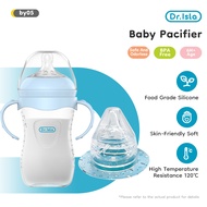 Dr.isla 2 PCS Nipple 240ML/ 330ML Botol Susu Bayi Nipples Replacement Frosted Spiral Silicone Nipple