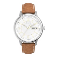 Timex TW2V28900 TREND CHICAGO นาฬิกาข้อมือผู้ชาย สายหนัง สีแทน