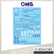 G-Rework MG 00 Raiser Water Decal CD-M145 Gundam Water Decal MG OO Raiser Water Decal OMG
