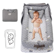 (ผลิตภัณฑ์เด็ก) เตียงสำหรับเด็กแรกเกิดซักที่นอนเด็กเล็กแบบพกพา4 In 1ขั้นตอนเปลผ้าฝ้ายเตียงสนามเตียงเด็กพับได้