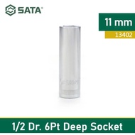 Sata SOCKET In 1/2" inch DEEP SOCKET 11mm DR.6PT 13402