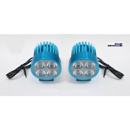 ◇即納◇汎用 青 4連 LED フォグランプ 車外灯 2個セット AXIS90 AXIS90 プロフット AXIS トリート AXIS Z