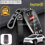 Toyota Bz4X 2023 2024 2025 Metal Leather Remote Key Cover
