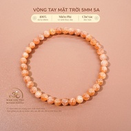 Jade Dan Tam - Sun Bracelet 5mm 5A - Fire Element & Earth Element