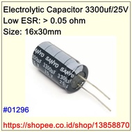 Electrolytic Capacitor 3300uf 25V Low ESR elco Capacitor Capacitor