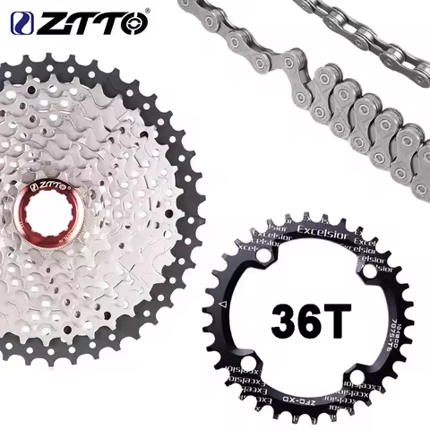ZTTO MTB 10 Speed 11-42T 40T Cassette Bicycle Sprocket 10speed 10s Freewheel 10v K7 Range Fit for M7