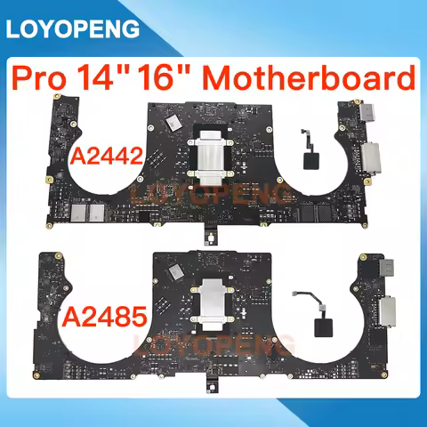 A2485 Logic Board With Touch ID 820-02100-A For MacBook Pro 14" 16" A2442 M1 Motherboard 820-02098-A