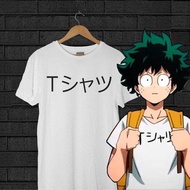 HOT F169 Boku No Hero Academia Anime Print Tshirt Mha Midoriya Izuku Cosplay Tee