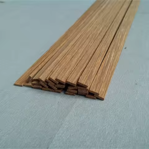 Custom Natural Genuine Teak Wood Bar DIY Material 45cm 50cm x 2/3/4/5/6/7/10/20mm 0.6-7mm Thick