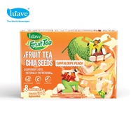 Cantaloupe Peach Fruit Tea with Chia Seed