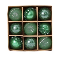 Set 9 Quả Châu Size 8CM E36 Trang Trí Cây Thông Giáng Sinh TTNTSS165