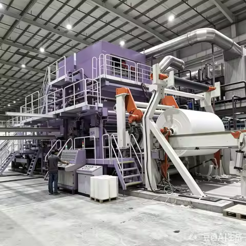 Premium Tissue Paper Making Plant with Full Automatic Toilet Roll Manufacturing Cutting Machine for