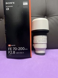 完美無瑕 全套有盒 香港行貨 Sony 70-200 70-200mm F2.8 II 二代 GM 最新款 