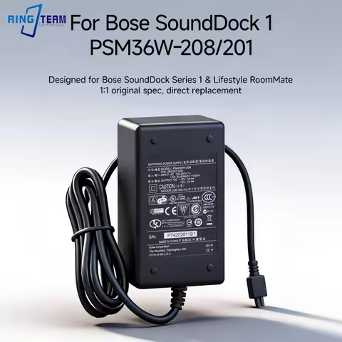 18V 1A AC Adapter Charger PSM36W-208/201 for Bose SoundDock Series 1 & Lifestyle RoomMate Compatible