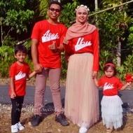 promosi family set t shirt sedondon