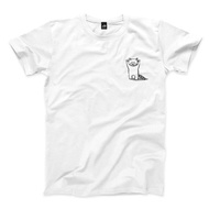 憤怒的小浣熊 - 白 - 中性版T恤