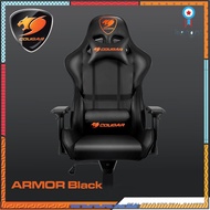 Cougar ARMOR BLACK : Gaming Chair เก้าอี้เกมมิ่ง เก้าอี้เล่นเกม รับได้ 120 กก. 1 ปี ยอดขายดีอันดับหนึ่ง