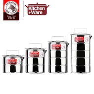 Zebra 1.3L Stainless Steel Handle Lunch Box 16cm [2/3/4/5 Tier Food Carrier] / Tingkat Food Containe