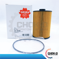 กรองน้ำมันเชื้อเพลิง EF-15110 ISUZU อีซูซุ EURO3 DECA FXZ345 HP ซากุระ SAKURA