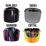 VISOR BOGO SMOKE BOGO DARK GREY BIKKO RAINBOW BIKKO CRYSTAL