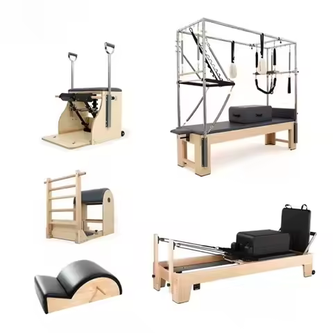 Wholesale High Quality Commercial Wood Pilates Reformer Bed Gym Pilates Reformer Pilates equipment