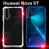 เคสใส เคสสีดำ เคสกันกระแทก หัวเว่ย โนว่า5ที รุ่นหลังนิ่ม  Use For Huawei Nova 5T Tpu Soft Case (6.26)