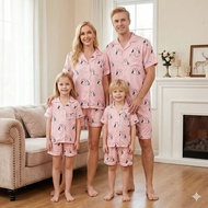 GOODNITES - penguin Couple rayon Pajamas 937e 937F (ML-XL-XXL-XXXL)