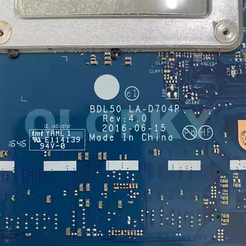 BDL50 LA-D704P Mainboard For HP Pavilion 15-AY 250 G5 15-AC Laptop Motherboard with i3-6006U i5-6200