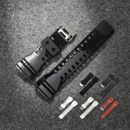 Black Resin Watch Band for Casio G-SHOCK GA-100 GA140 GD-100 G-8900 Men Glossy TPU Sport Waterproof 