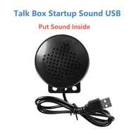 ETC JDM Talk Box Car Startup Sound USB DIY Voice Speaker Add Custom Sound Audio Plug and Play Small 