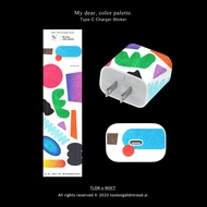 TLDR X NOCT - My dear color palette : Type C Charger &amp; Apple Pencil Sticker (สติกเกอร์ติดหัวชาร์จและปากกา Apple Pencil)