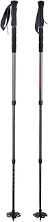 BLACK CREVICE Trekking Poles, 3-Piece Telescopic Trekking Poles Made of Aluminium 6061, Infinitely A