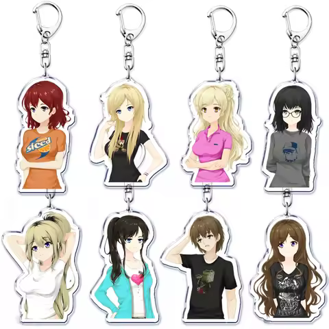 Popular Game Class of 09 Figures Keychains for Accessories Bag Nicole Jecka Kylar Kelly Karen Ari Ke