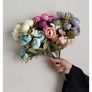 Camelia Bunch Rose Flower Decoration Flower Decoration Wedding Engagement Flower Home Decoration