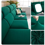 SG*Smooth Spandex Couch Cover 1/2/3/4 Seat Sofa Cover Sofa Protector L Shape Sofa Cover Cushion Cover Slipcover