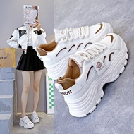 Casual Style 2025 Shoes Women's Shoes Thick Sports New Style White Daddy tw Flat Style Hot-Soled Sho