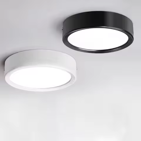 LED Downlight 5W 7W 9W 12W 18W Ceiling Lamp Surface Mounted LED Spotlight Colorful 220V Ultra Thin B