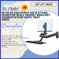 NB North Bayou MB32 19-27" 19 20 22 24 27 Inch TV Monitor Wall Mount Bracket Workstation Keyboard Tr