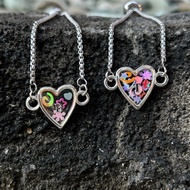Mix Berries Bracelet - Initial Bracelet - Custom Initial Bracelet - Resin Initial Bracelet