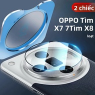 2 Miếng Dán Bảo Vệ Camera Kính Cường Lực OPPO Find X7 X8S X8 Plus Ultra Pro Bảo Vệ Camera Sau Cho Fi