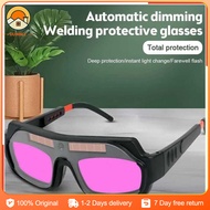 Auto Darkening Welding Glasses | Solar-Powered, Adjustable Shade 6-13, UV/IR Protection